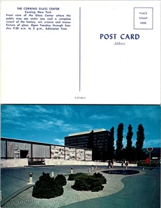 Postcard Corning Glass Center New York Front View of Glass Building - Picture 1 of 1