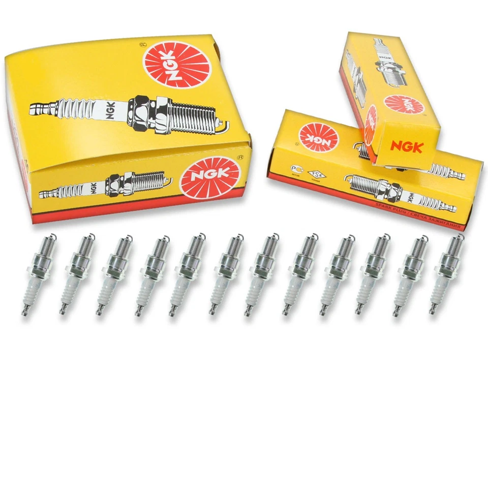 12 bujías estándar NGK para Ferrari 512 BB 1977-1981 4,9 L H12 - yb Foto 1 de 4