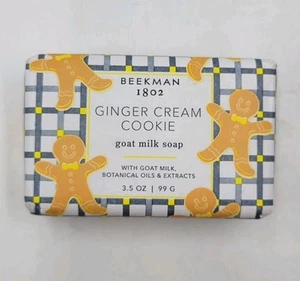 Beekman 1802 Edizione Limitata Crema di Zenzero Biscotti Bar Sapone 3,5 oz - Foto 1 di 6