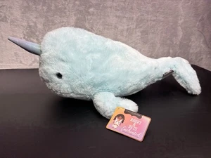 🩵 FAO Schwarz Adopt A Pet Enchanted Narwhal Peluche Azul Juguete 17” - Imagen 1 de 10