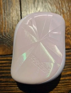 Tangle Teezer Compact Styler Detangling Hairbrush Wet Dry Hair Pink Holo Travel - Picture 1 of 3
