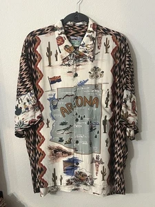 Camisa de campamento REYN SPOONER Hawaiian Traditionals ARIZONA vintage abotonada para hombre XL - Imagen 1 de 12