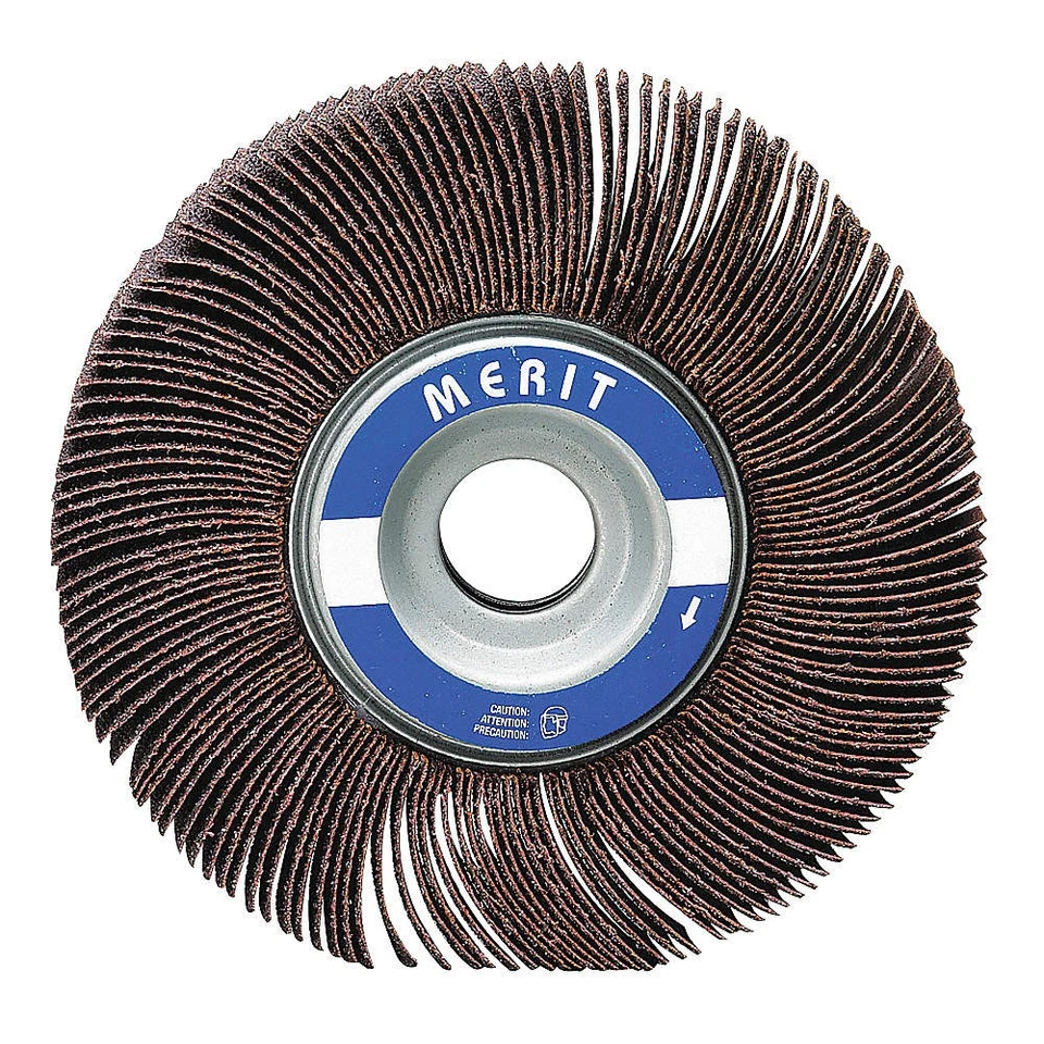 MERIT 08834122024 Flap Wheel, 3 1/2 in Dia, 2 in W,P60 G 30C793 - Image 1 of 1