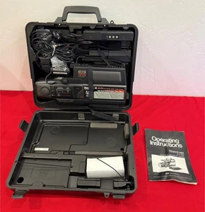 Vintage Panasonic PV-460D Omimovie VHS Camcorder with Accessories PV460D Case - Picture 1 of 10