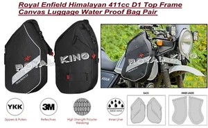 D1 "BOLSA IMPERMEABLE EQUIPAJE MARCO SUPERIOR" APTA PARA PAR ROYAL ENFIELD HIMALAYAN 411 - Imagen 1 de 10
