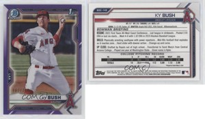 2021 Bowman Draft Chrome Purple Refractor /250 Ky Bush #BDC-149