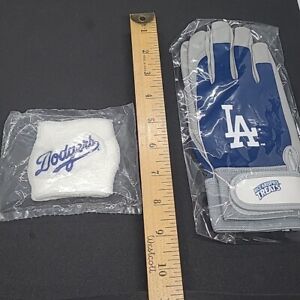 LA Dodgers Stadium gants de battage souvenir jeunesse / Dodgers bracelet NEUF ET SCELLÉ