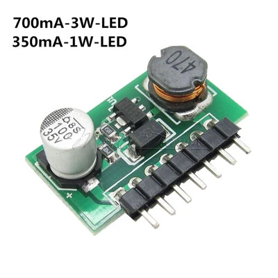 1W/3W 350mA/700mA DC-DC 7.0-30V to 1.2-28V LED Lamp Driver Support PWM Dimmer - Bild 1 von 4
