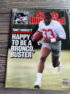 Sports Illustrated August 1 1985 Tony Dorsett Cover NFL Broncos Magazine - Picture 1 of 2