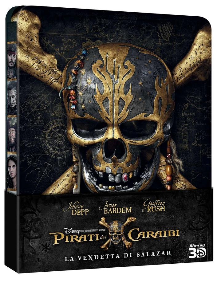 Pirates of the Caribbean Vendetta by Salazar Limited Steelbook Blu-Ray - Image 1 of 1