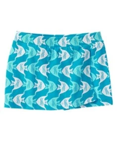 GYMBOREE HOP'N ROLL BLUE w/ FISHES STRIPED KNIT SKORT 4 5 7 8 NWT - Picture 1 of 1