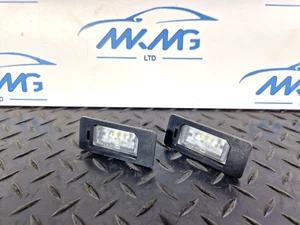 20-ON BMW 2 SERIES M-SPORT F44 F40 GENUINE UMBER PLATE LED LIGHT PAIR 9481841 X2 - Picture 1 of 5