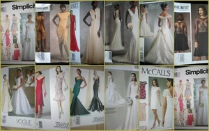 Vogue+ fancy Dress Bridal Wedding Pageant sz 6-22 Prom train bustle formal Veils - Picture 1 of 79
