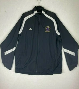 Adidas Trainingsjacke Herren XL schwarz Full Zip Softshell Basketball Reißverschlusstaschen - Bild 1 von 11