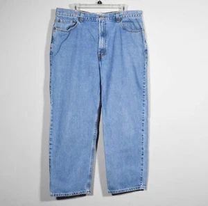 Men's Levi's 505 Relaxed Fit Denim Blue Jeans Size 40 x 30 - Picture 1 of 5