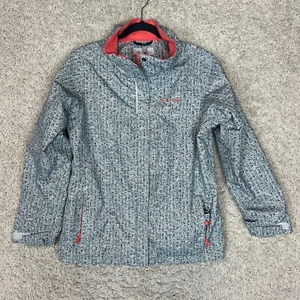 Columbia Outgrown Jacket Girls XL Multicolored Pink Hooded Waterproof Rain - Picture 1 of 12