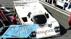 Decals Porsche 962C Le Mans Test 1987 1:32 1:43 1:24 1:18 64 87 956 slot calcas - Imagen 1 de 1