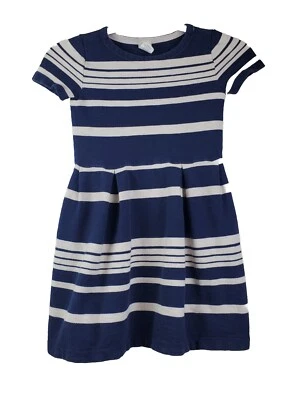 Crewcuts 7 dress girls Preppy Classic J Crew Blue Pleated - Image 1 of 4