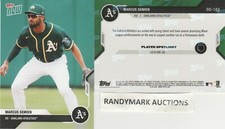 Marcus Semien OAKLAND ATHLETICS As 2020 TOPPS NOW ROAD TO OPENING DAY OD-183 150