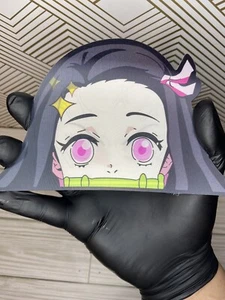 Demon Slayer Nezuko Kamado 3D Lenticular Motion Car Sticker Decal Peeker - Picture 1 of 2