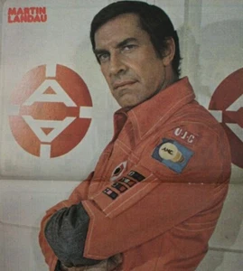 1970s Space 1999 MARTIN LANDAU (COM JOHN KOENIG) Spanish Vintage 38 cm. (15") - Picture 1 of 5
