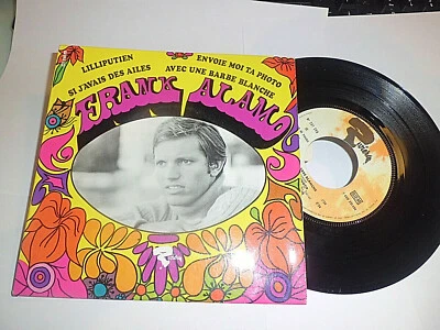 VINYLE EP 45T FRANK ALAMO SI J'AVAIS DES AILES  231 298 - 4 TITRES (13) RARE - Photo 1/3