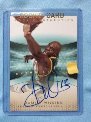 2005 Upper Deck SP Authentic Damien Wilkins Seattle Supersonics RC Auto /25 #148 - Image 1 of 4