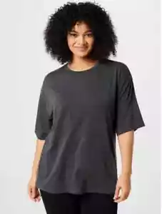 Cotton On Curve Boyfriend Style Active Short Sleeve T-Shirt Charcoal 16 NWT - Picture 1 of 5