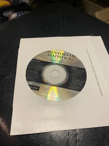 Essentials of Statistics FIFTH EDITION Compact Disc CD Mario F. Triola Pearson - Picture 1 of 2