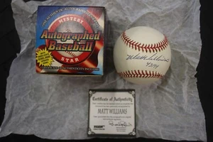 Matt Williams 43/94 Signed Baseball w/ COA from TREAT - Picture 1 of 6