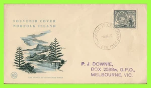 Isole Norfolk 1956 3/- Sigillo Copertina Primo Giorno - Foto 1 di 1