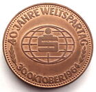 NIEMCY 40 LAT WELTSSPARTAG 1964 Medal kasy oszczędnościowej 32,15mm 16g brąz. O10.2