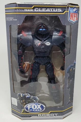 Houston Texans NFL FOX Sports 10" Robot Cleatus Action Figure Cover