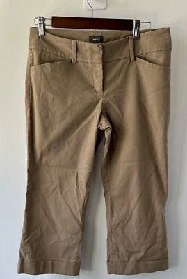 Pantalones capri recortados para mujer Mexx/pantalones casuales vintage tostados/marrones al aire libre Foto 1 de 4