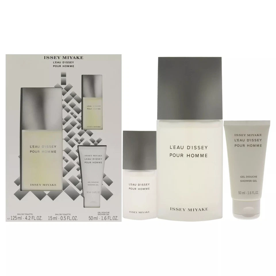 Leau Dissey Pour Homme de Issey Miyake para hombre - Juego de regalo de 3 piezas Foto 1 de 1
