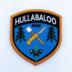 HULLABALOO PNW patch, Pacific Northwest iron-on, NEW & UNUSED, Very Nice - LOOK! - Picture 1 of 2