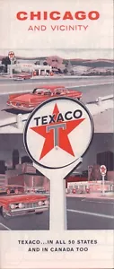 1961 Texaco Road Map: Chicago and the Vicinity NOS - Picture 1 of 1