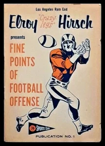 1957-59 Union Oil 76 Sports Club Booklet #01 Elroy "Crazylegs" Hirsch L.A. Rams - Picture 1 of 1