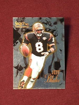1995 Select Certified #13 Jeff Blake RC Cincinnati Bengals - Image 1 of 2