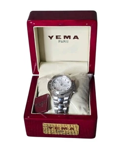 Orologio Cronografo YEMA by Seiko YM-775 Uomo Acciaio Inox Quarzo 100M 10 ATM - Foto 1 di 13