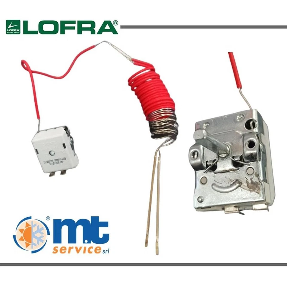 NUOVA LOFRA TERMOSTATO FORNO ELETTRICO BISONDA 2 CONTATTI ORIGINALE LOFRA 62 - 285°C TECASA