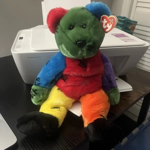Ty Beanie Buddy - FRANKENTEDDY Halloween Bear (TY Store Exclusive) 14" NEW MWMTs - Picture 1 of 4
