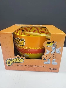 Flamin' Hot Cheetos Chester Cheetah - Juego de tazón de ramen + palillos - Nuevo - Imagen 1 de 3