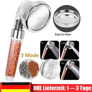 3IN1 Duschkopf Handbrause Druck Wasserspar Energie Ball Filtration Duschbrause - Bild 1 von 14