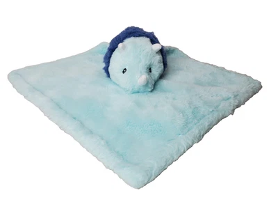 Dinosaurio Azul Triceratops Lovey Peluche Difuso Suave Satinado Estampado Dino Padres Elección Foto 1 de 4