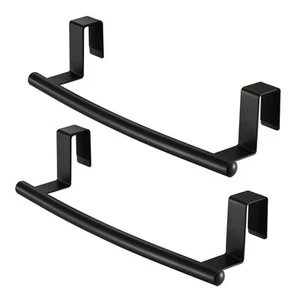 Over The Door Towel Rack, Over Cabinet Towel Bar Kitchen Bathroom Towel Holde... - Picture 1 of 9