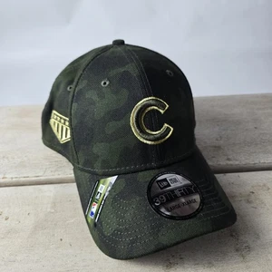 Chicago Cubs New Era 2019 MLB Armed Forces Day 39THIRTY Flex Hat L/XL - Picture 1 of 10