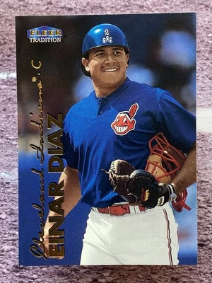 1999 Fleer Tradition Einar Diaz #445 Cleveland Indians - Image 1 of 2