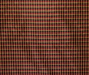 SQUARE MULTI SCHWARZ #481 KARIERT BRONZE TAFT DESIGNER STOFF YARD 57"W - Bild 1 von 5