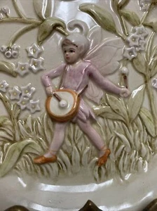 Andrea By Sadet J Willfred Plate Enchanted Woods Fairy  Pixie Drummer Boy 3D - Picture 1 of 12